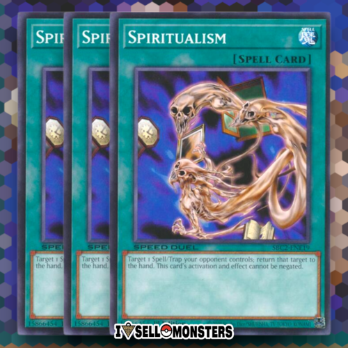 Yu-gi-oh! TCG 3x Spiritualism SBC2-ENE19 x3 COMMON YUGIOH! NM