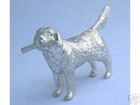 MINIATURE STERLING SILVER GOLDEN RETRIEVER DOG FIGURINE — photo 3