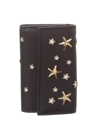 Jimmy Choo Neptune Leather Key Case Women