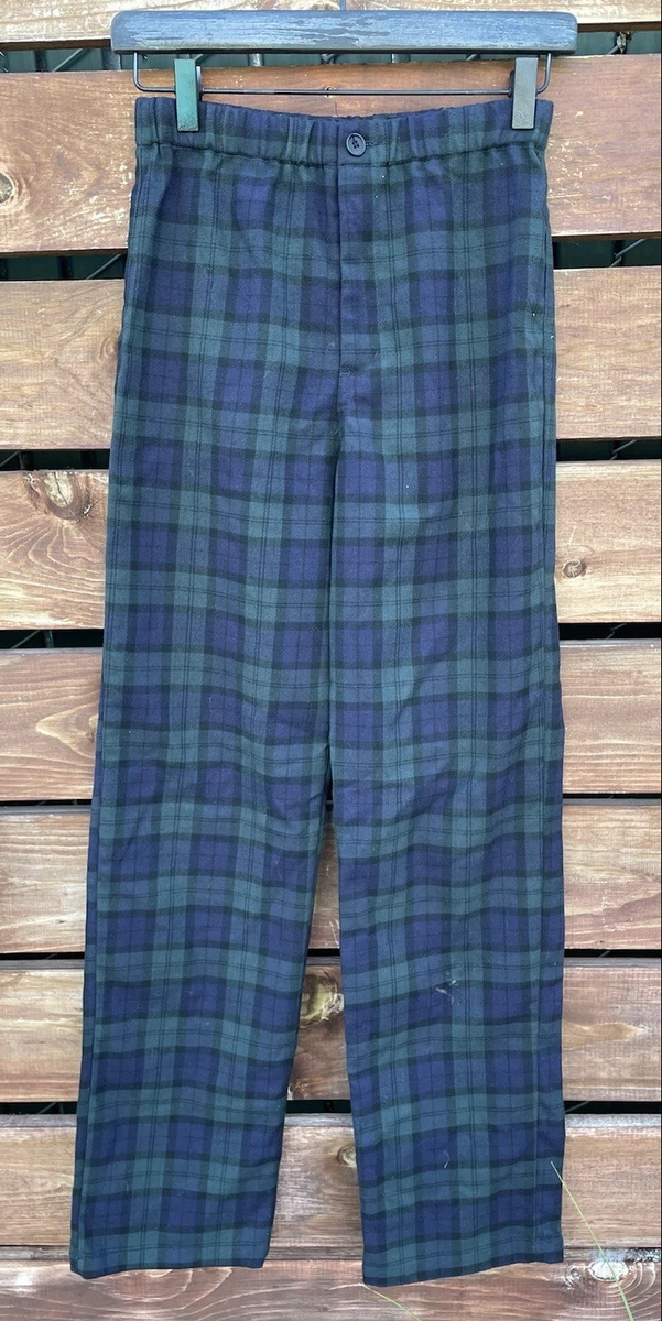 Brandy melville green plaid pants sale