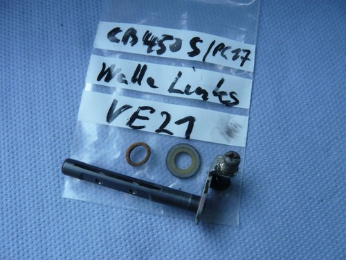 Honda CB 450 S Typ PC17 Drossel Klappen Welle links Shaft Valve LH Vergaser