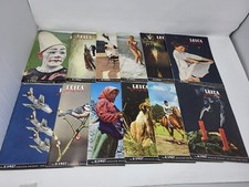 Lot of 12 Leica Fotografie English Edition from 1956  1957 1,2,3,4,5,6