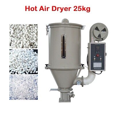 25KG Capacity Plastic Hopper Dryer Injection Machine for Raw Materials 220V