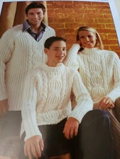 Stylecraft Knitting Pattern 4795 Aran Sweaters  24-52