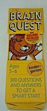 BRAIN QUEST Kindergarten 300 Questions  Answers Brand NEW Factory Sealed Box