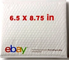 eBay Branded Mailer Padded Airjacket Bubble Envelope 6.5 x 8.75 U Pick Quantity