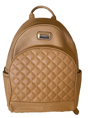 GALIAN NEW YORK FAUX LEATHER Brown And Black SHOULDER BAG  display picture 2