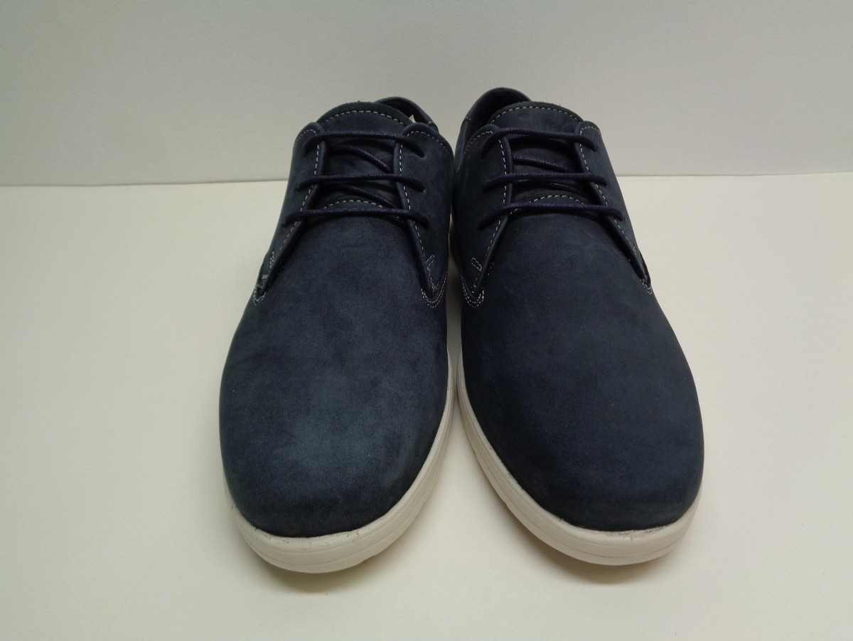 Steve Madden CLAY Navy Blue Leather New Lace Shoes Steve Madden Size 9 M CLAY Navy Blue Leather Lace Up Oxfords  main image 2