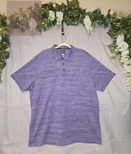 Men's Tasso Elba Play Dry Golf Shirt by Greg Norman Purple Size 2XL