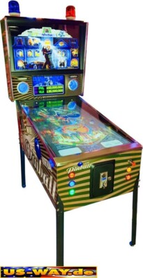 VP-50 Virtual Pinball Flipper 49'' 4K Virtueller Flipperautomat Force Feedback