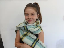 NWT Target A NEW DAY Oblong Drape OSFA Womens MINT/NTW17072-1 Plaid Scarf