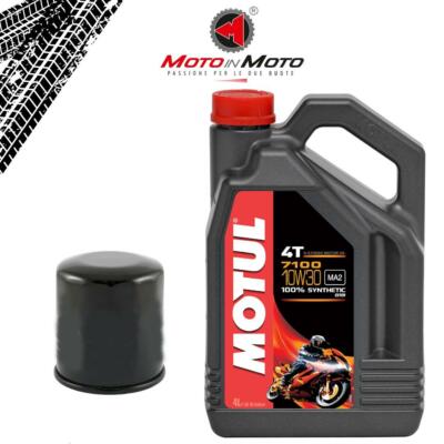 Kit Ölwechsel Motul 7100 10W30 + Filter ZX-R 600 Ninja 2007 2008 2009 2010