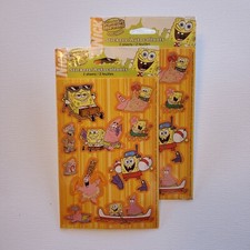 Spongebob Squarepants 2006 Stickers 4 Sheets Sealed