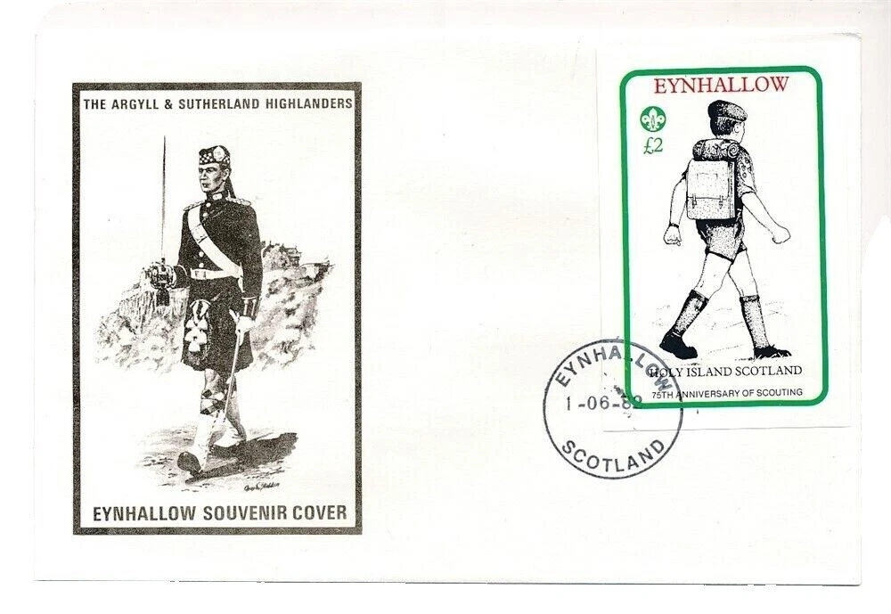 First Day of Issue Used Boy Scouts Postal Stamps