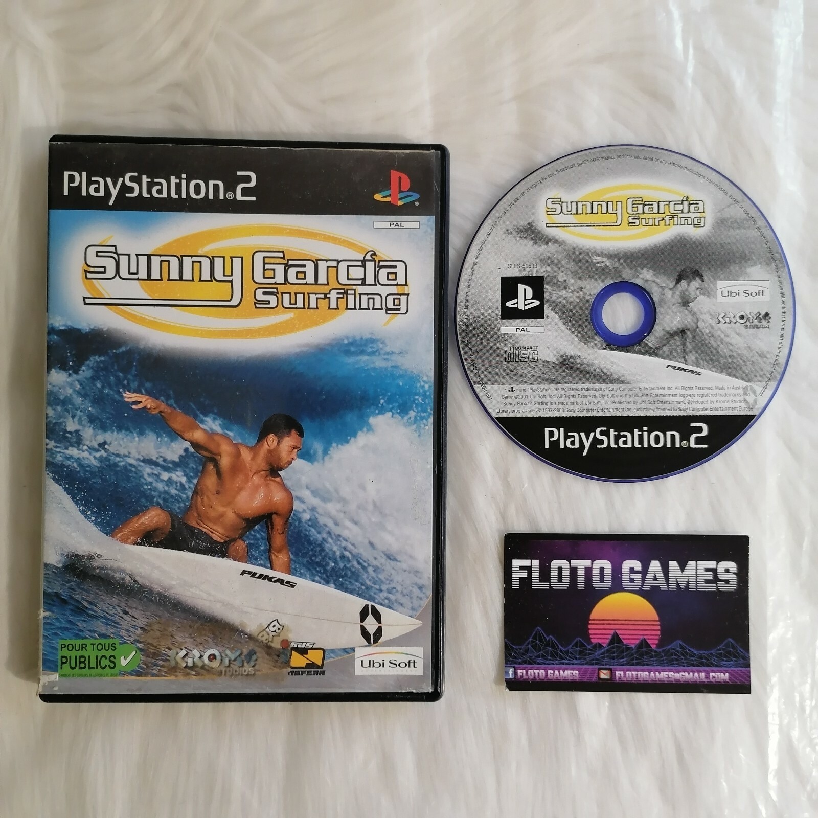 Jeu Sunny Garcia Surfing pour PS2 PAL FR en Boite - Floto Games