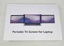 Vodzsla 11.6 Inch Portable Tri-Screeen for Laptop Dual Monitor READ