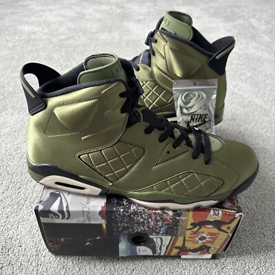 Nike Air Jordan Retro VI Pinnacle Promo Flight Jacket SNL Size 15 Satin  Green