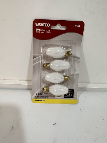 16-Pack Wax Warmer Night Light Diffuser C7 E12 7W Bulb Candelabra Satco S4726 - Picture 2 of 3