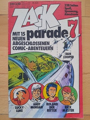 ZACK PARADE Nr.7 von 1974 Michel Vaillant, Dan Cooper, Lucky Luke, Rick Master