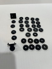 Vintage Lot Schaper Stomper 4x4 Rubber  Foam Tires , wheel discs stunt wheels