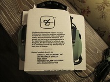 DAVID & CLARK H10-80 HEADSET / MICROPHONE P/N 18656G-01