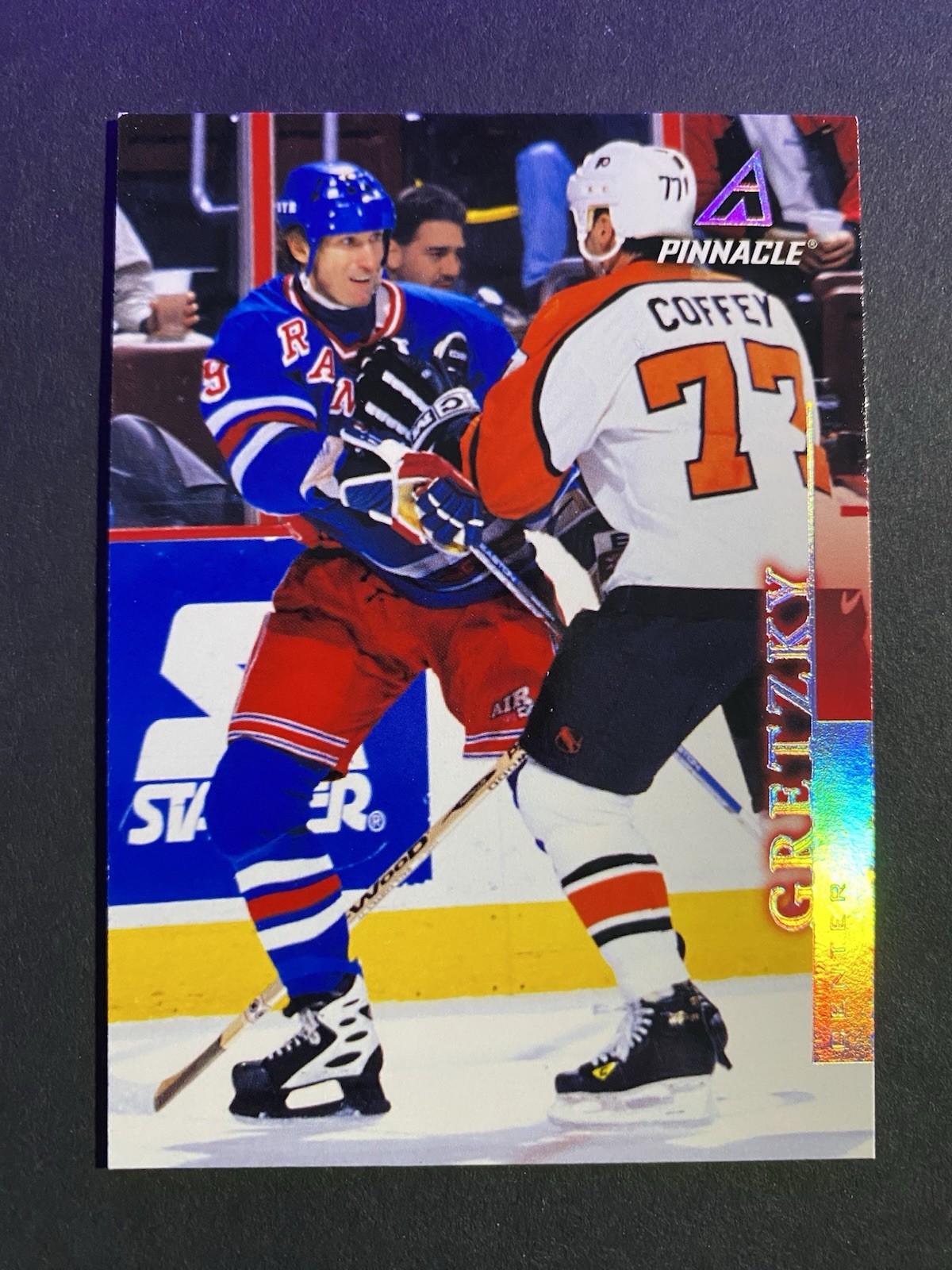 1997-98 Pinnacle Hockey Wayne Gretzky New York Rangers Card #67 (a) Hall of Fame