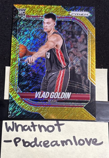 Vlad Goldin 2025-26 Panini Prizm Gold Shimmer /10  Rookie RC