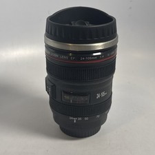 Camera Lens Mug Canon EF 24-105mm Coffee Mug Stainless Steel Cup Caniam Strata
