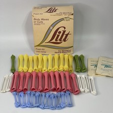 VTG Assorted Lot Toni Swing Arm Perm Rod Wave Hair Curlers Plastic Permanent