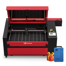Preenex 80W 20x28 CO2 Laser Engraver Cutter Marker with CW-5200 Water Chiller