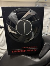 Pioneer TS-WX300A 30cm 1,3kW Subwoofer Attivo per Portabagagli - Nero