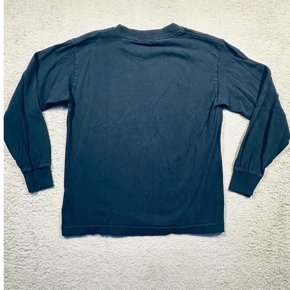 Vintage Y2K Kids Star Wars Long Sleeve T-Shirt Black Graphic Tee Size S - Image 2 of 4