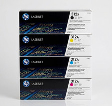 ​HP 312X Black / 312A C/M/Y Toner Set 4-Pack High Yield for M476dw