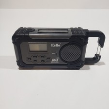 Kello NOAA all hazards weather radio Solar And Or Crank Powered