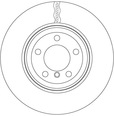 Disque de frein TRW DF6471 avant pour voiture japonaise diamètre 280mm épaisseur 24mm