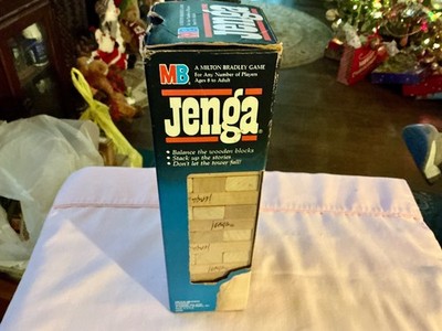Jenga Wooden block stack up fun game new