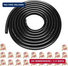 10ft 1/4" ID Fuel Line Hose with 20pcs 2/5" Clamps - Fits Kawasaki, Kohler, Brig