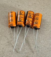 4x NCC 1000uf 10v Radial Electrolytic Capacitors / 125 C Low ESR Long Life