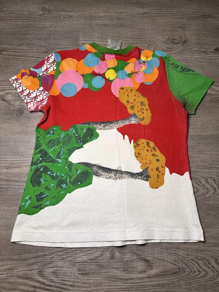 Camiseta Christian Dior Boutique Mujer Talla 8 John Galliano SS/05 Gráfico Foto 4 de 4