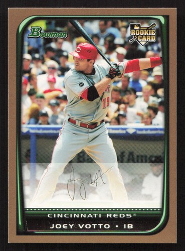 Joey Votto [Gold] #BDP9 2008 Bowman Draft Picks card