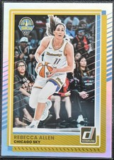 2025 Panini Donruss WNBA #76 REBECCA ALLEN Silver Holo & Base Card CHICAGO SKY