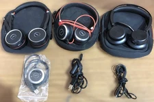 Jabra - Poly Headsets - Lot of 3 - Tested to Work