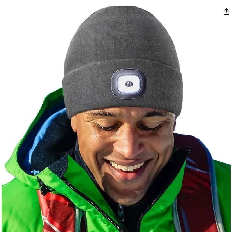 HEAD LIGHTZ® Rechargeable LED Beanie Hat