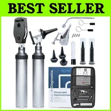 Versatile Medical Diagnostic Tool Set - Leather Case