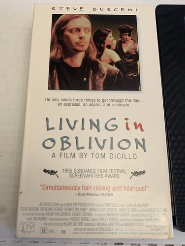 Living in Oblivion 1996 Movie 1997 VHS Steve Buscemi Blockbuster Rental - Picture 2 of 13