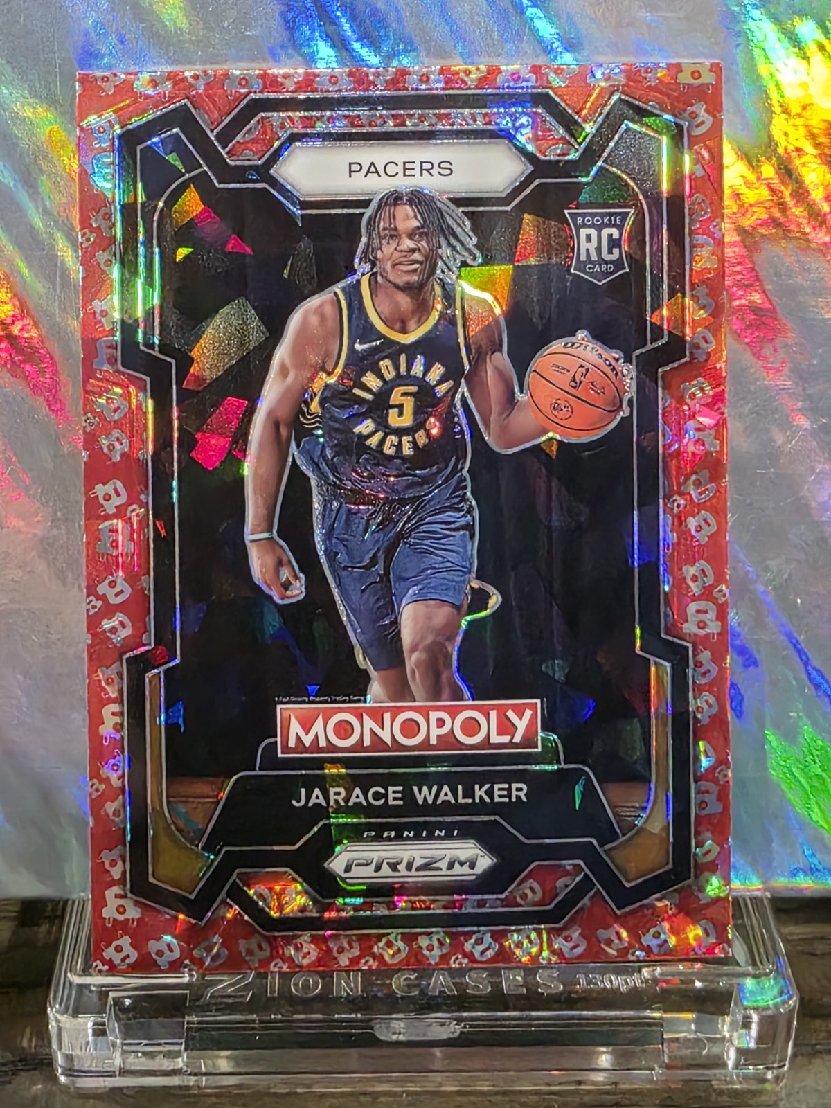 2023-24 Prizm Monopoly Jarace Walker RC Free Parking Indiana Pacers #36