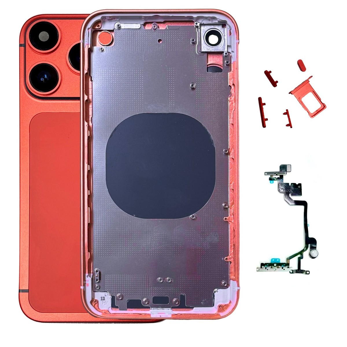Back Cover Housing DIY Kit for iPhone X/ XR/ 11/ XsMax to 17 Pro