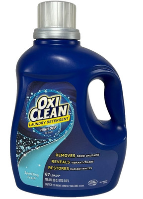 OxiClean Liquid Laundry Detergent Sparkling Fresh Scent 67 Loads 100.5 oz JUMBO