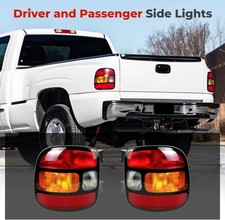 Rear Tail Lights Pair 15224277 15224276 For 1999-2003 Chevy Silverado 1500 Rear Tail Lights Pair 15224277 15224276 For 1999-2003 Chevy Silverado 1500