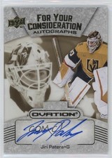 2023-24 Upper Deck Ovation For Your Consideration Jiri Patera #FC-PA Auto 2wi